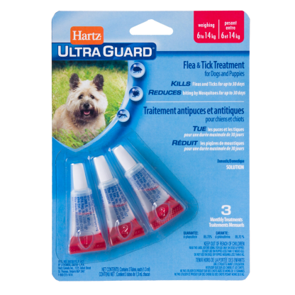 Traitement anti-puces et anti-tiques pour chiens et chiots, Utra Guard Hartz